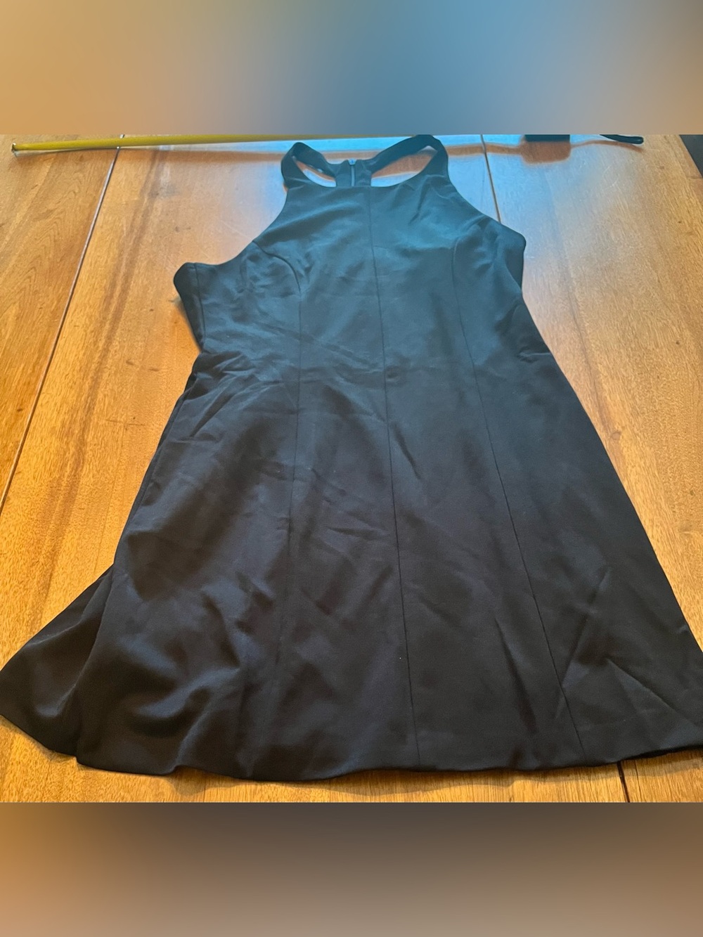 Women’s Black Racerback Mini Dress - Sleek A-Line